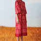 SHIBORI CENTER SLASH DRESS