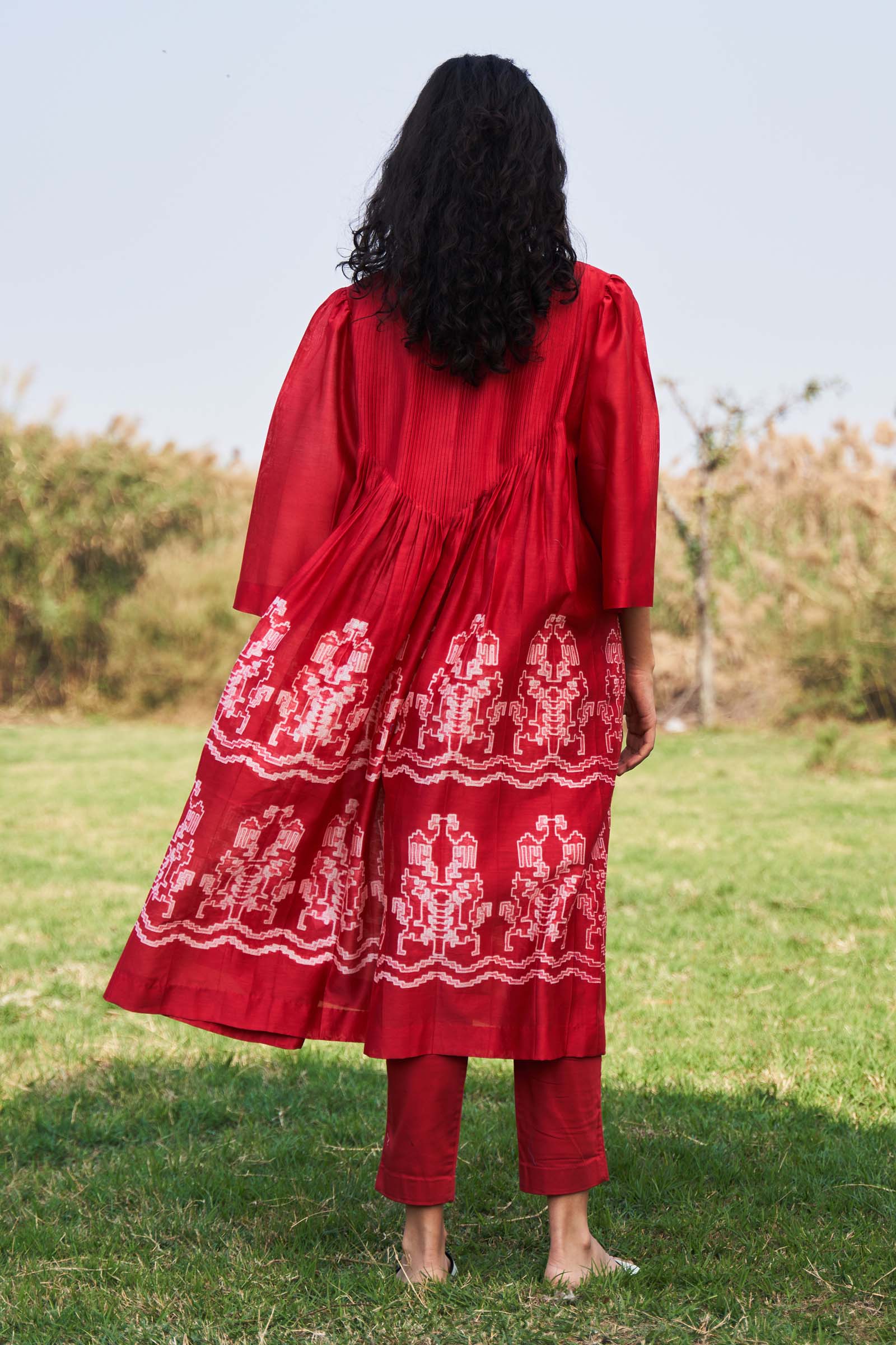 SHIBORI SUPER PLEATED DRESS