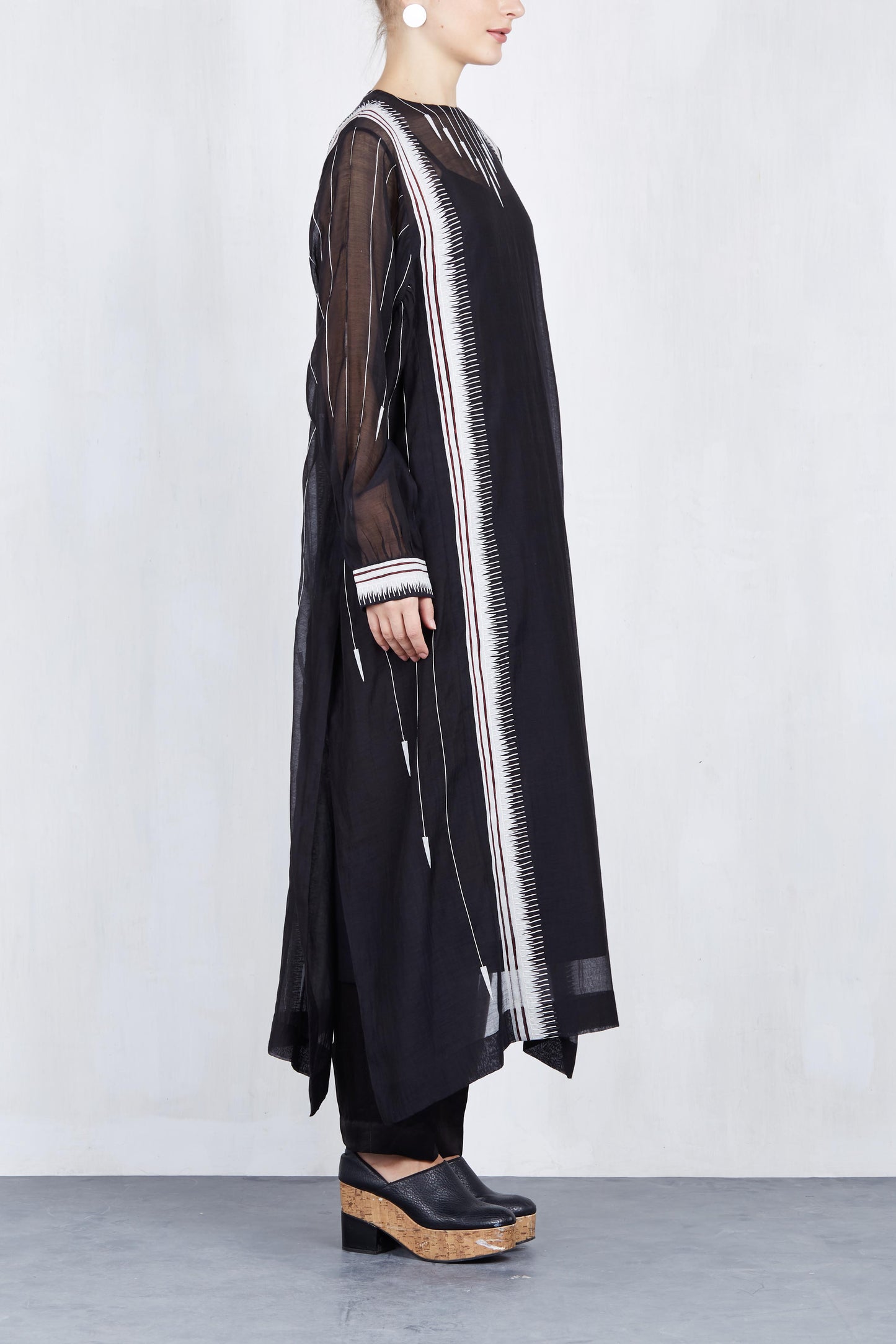 SIDE GATHER KAFTAN