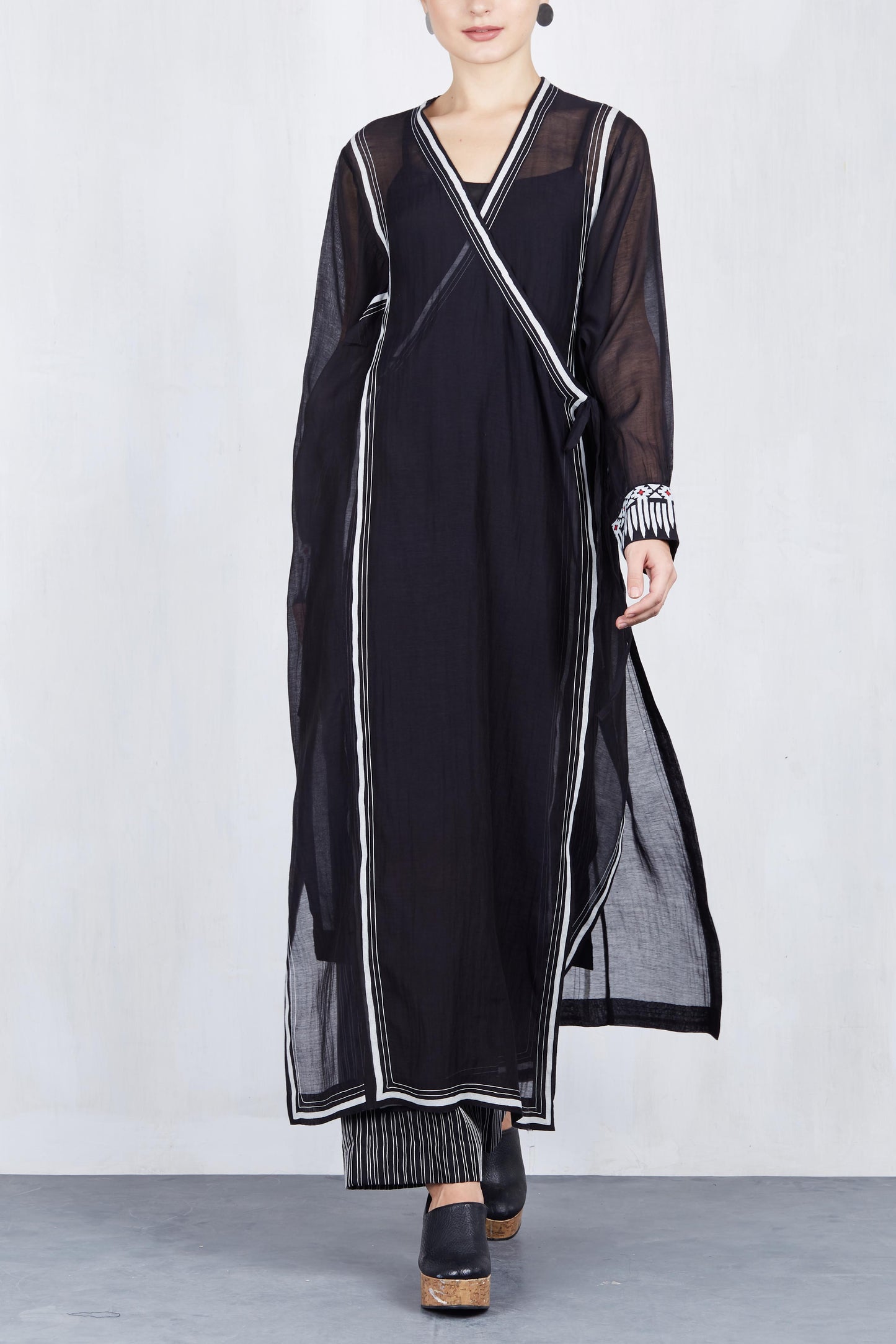 WRAP OVERLAP KAFTAN
