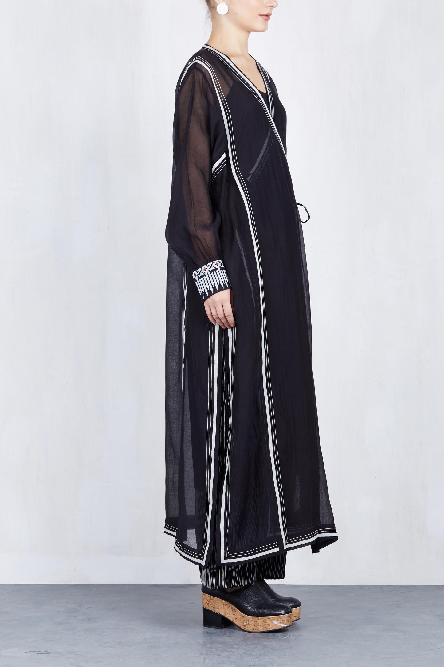 WRAP OVERLAP KAFTAN