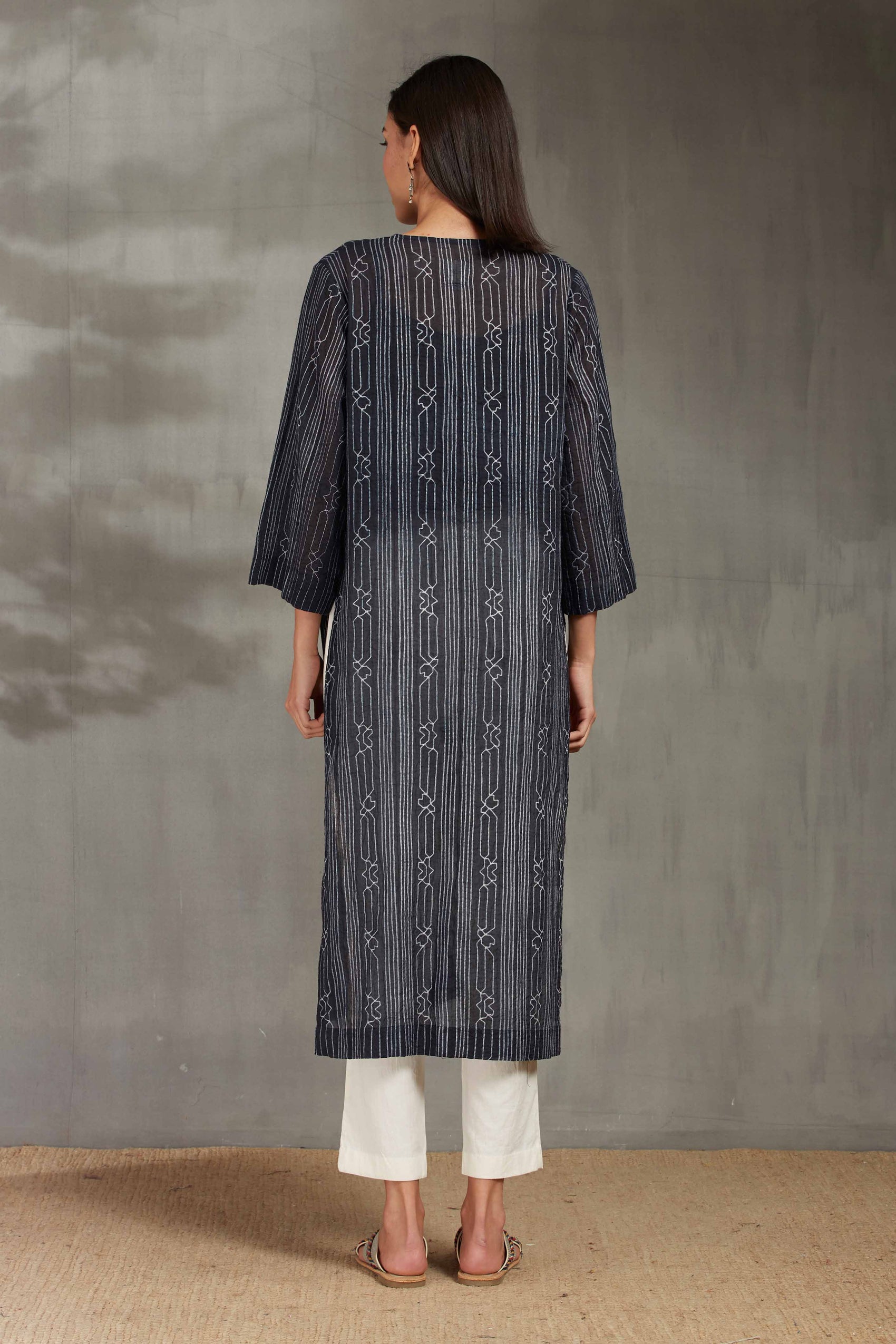 SHIBORI STRAIGHT KAMEEZ