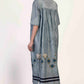 SHOULDER AND YOKE GATHER DRESS