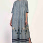 SHOULDER AND YOKE GATHER DRESS