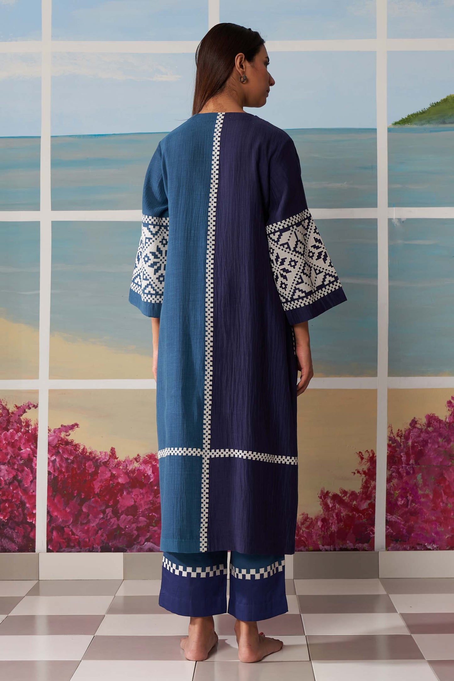 WRAP OVERLAP KAMEEZ