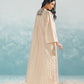 NILE YOKE GATHER APPLIQUE' DRESS