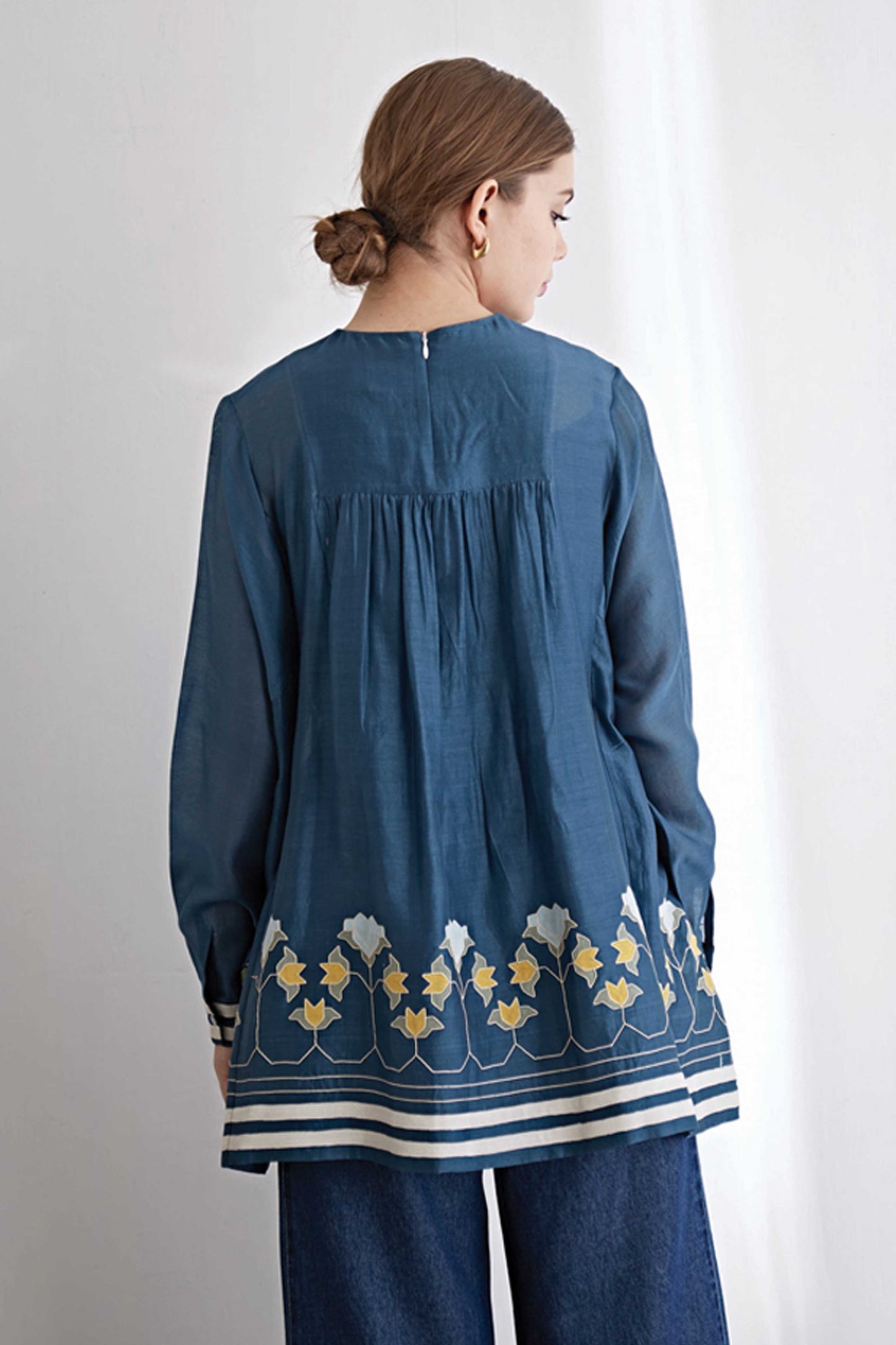 YOKE GATHER SHIRT